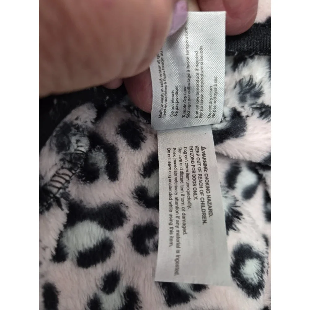 PET POSSE Pink Leopard Dog Pajamas Size Medium
